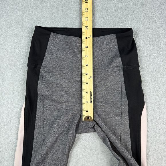 Lululemon Get Going Train Leggings Womens 4 Gray Black Pink Blush High Rise 24" - Picture 4 of 13